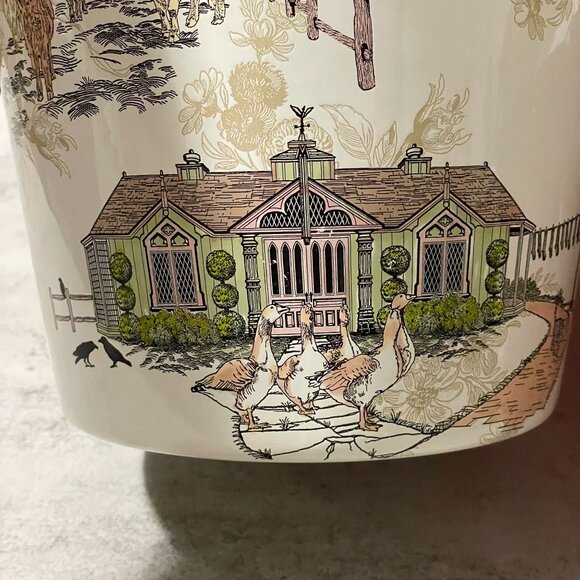 MacKenzie-Childs 30th Anniversary Aurora Collection Enamel Ice Bucket 2013 RARE - Picture 9 of 14